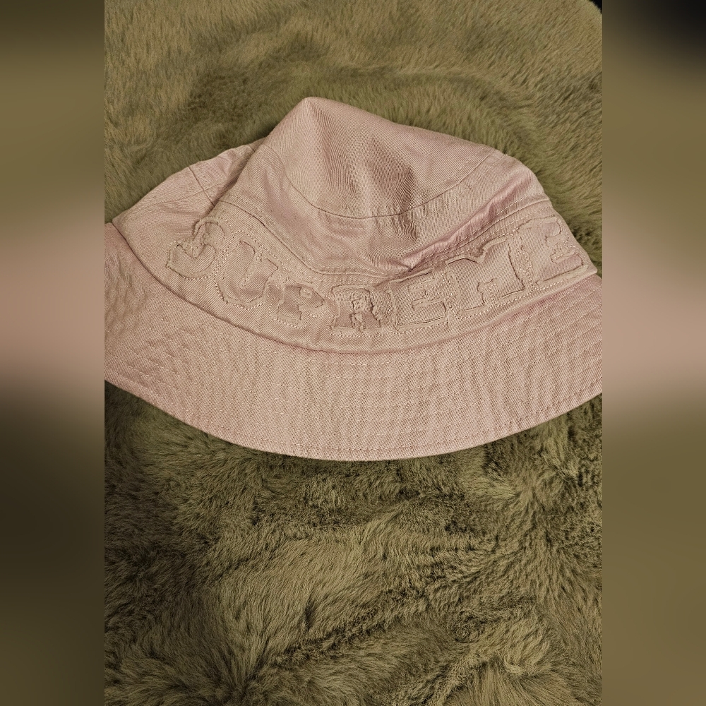 Supreme Pink Bucket Hat